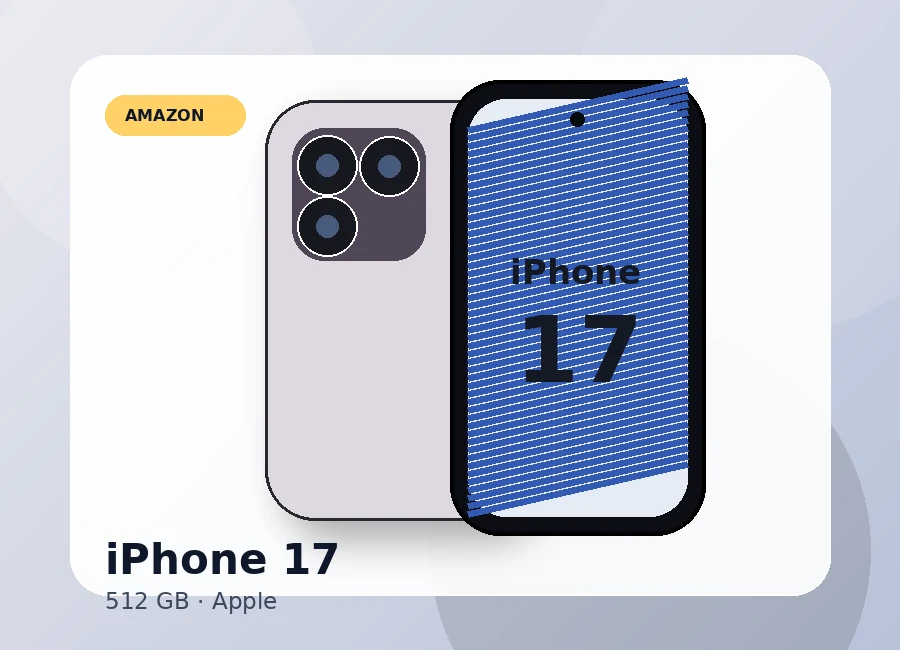 iPhone 17 512GB en Amazon